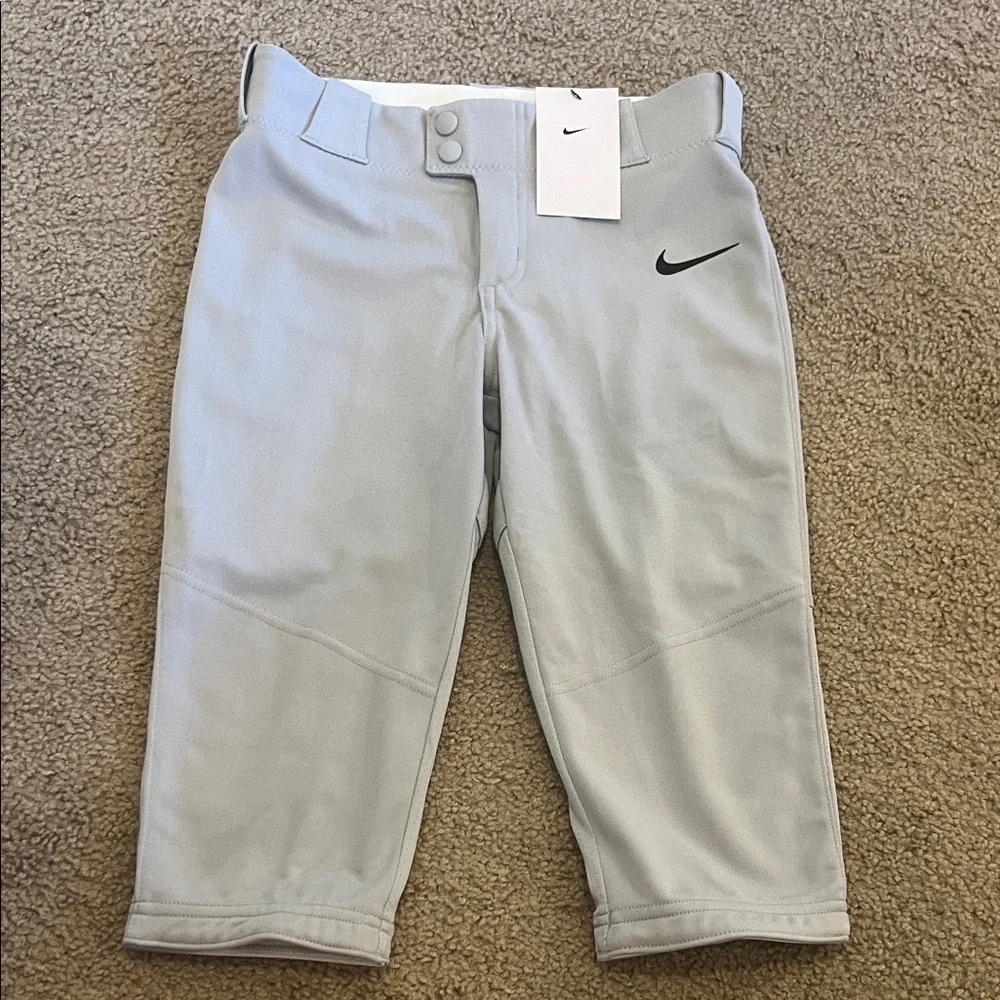 Nike Light Gray Girls Sports Pants
